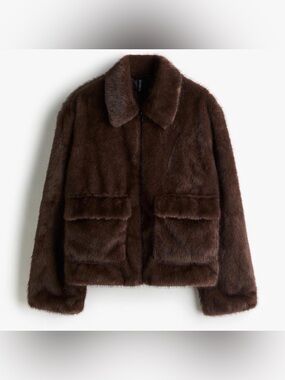 H&M coat faux fur